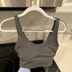 Lululemon Reversible Align Bra in Size 6 Dark Grey & Smoke